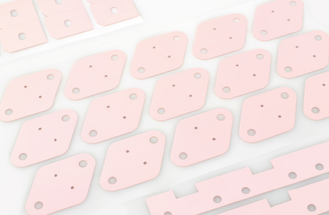 Kerafol Gap Pads in silicone rubber from Tribotec